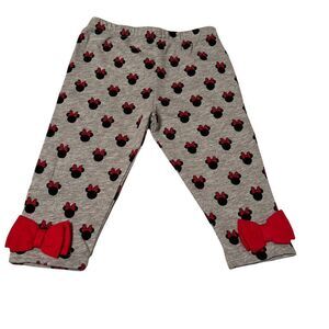 Disney Parks Minnie Mouse Grey Gray Joggers 6 months 6M Infant Baby‎ NEW